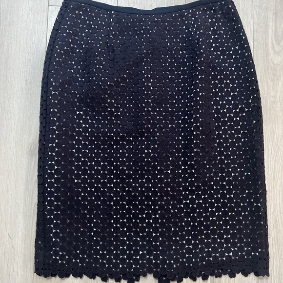 Karl Lagerfeld Dresses & Skirts - NWT Karl Lagerfeld Paris Knee Length Blue Circle Pencil Skirt Size 8